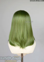 Lace Front>> Moss Green middle part medium length wig LFM-1/KA061