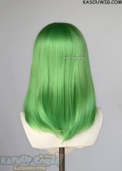 Lace Front>> Light Green middle part medium length wig LFM-1/KA060
