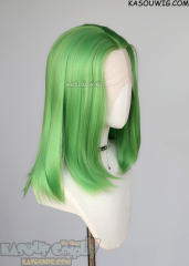 Lace Front>> Light Green middle part medium length wig LFM-1/KA060