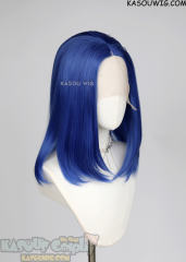 Lace Front>> royal blue middle part medium length wig LFM-1/KA050