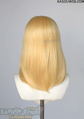 Lace Front>> Pastel Yellow middle part medium length wig LFM-1/SP01