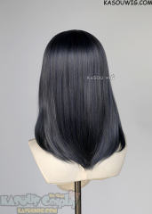 Lace Front>> bluish gray middle part medium length wig LFM-1/SP29