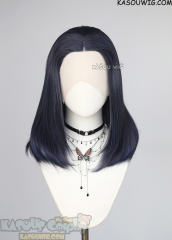Lace Front>> deep blue middle part medium length wig LFM-1/SP03 Arcane Caitlyn