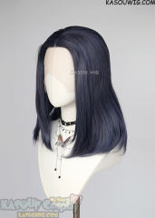 Lace Front>> deep blue middle part medium length wig LFM-1/SP03 Arcane Caitlyn