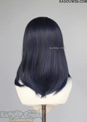 Lace Front>> deep blue middle part medium length wig LFM-1/SP03 Arcane Caitlyn