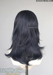 M-3 SP03 Deep Blue 52cm long layered choppy wig