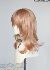 M-3 SP20 Peach Pink 52cm long layered choppy wig