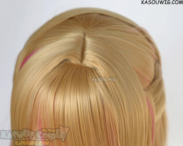 Oshi no Ko Ruby Hoshino 73cm long ponytail blonde and pink wig