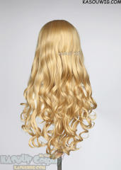 L-1 / KA011 Honey Butter blonde 75cm long curly wig