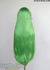 L-4 KA060 100cm/39.5" long straight versatile Light Green wig