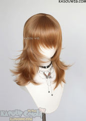 M-3 KA023 Caramel Brown 52cm long layered choppy wig
