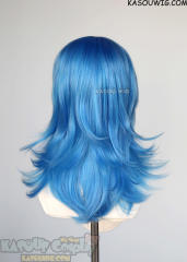 M-3 KA048 Dodger Blue 52cm long layered choppy wig