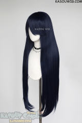 L-4 SP10 100cm/39.5" long straight versatile Dark Blue wig