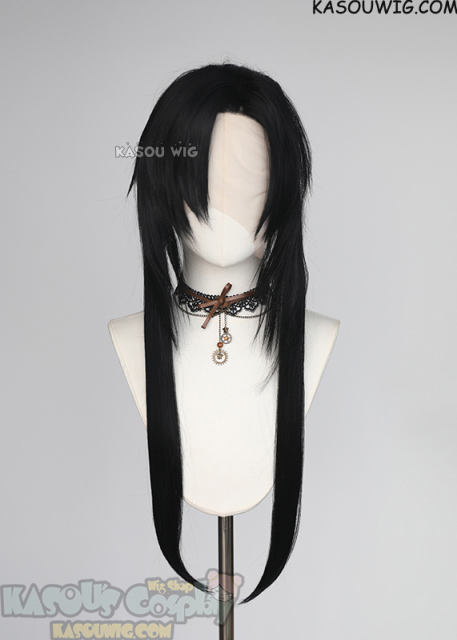 Lace Front>> Grandmaster of Demonic Cultivation ( Mo Dao Zu Shi/MDZS ) Wei Wuxian 85cm long black ponytail wig