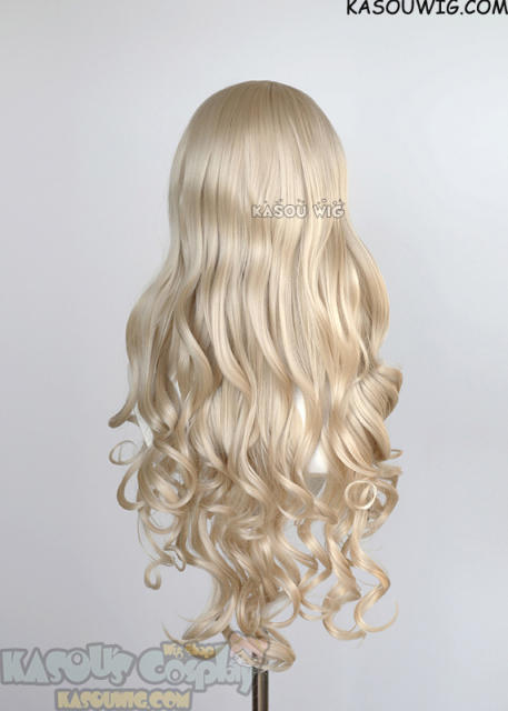 L-1 / KA006 light blonde 75cm long curly wig