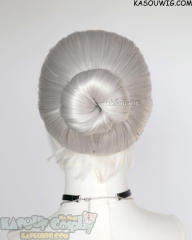 Taro Sakamoto short silver white wig with bun