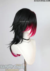 Arcane S2 Vi black pink layered wig