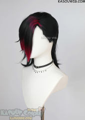 Arcane S2 Vi black pink layered wig