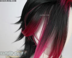 Arcane S2 Vi black pink layered wig