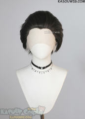 Lace Front>> Dark Gray all back spiky cosplay wig LFS-1/SP09 Husk