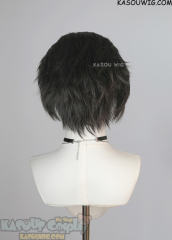 Lace Front>> Dark Gray all back spiky cosplay wig LFS-1/SP09 Husk