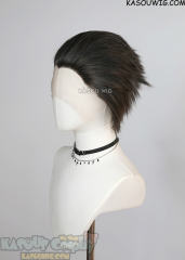 Lace Front>> Dark Gray all back spiky cosplay wig LFS-1/SP09 Husk