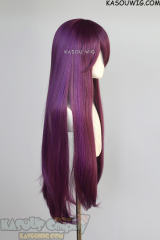 L-4 SP40 100cm/39.5" long straight versatile Grape Purple wig