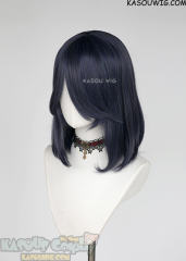 M-1/ SP03 deep blue  long bob cosplay wig. shouder length lolita wig