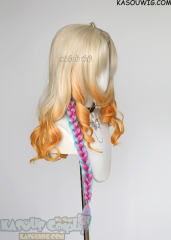 Genshin Impact Xilonen 58cm curly blonde orange ombre wig