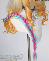 Genshin Impact Xilonen 58cm curly blonde orange ombre wig
