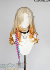 Genshin Impact Xilonen 58cm curly blonde orange ombre wig