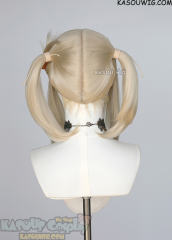M-2/ KA006 ┇ 50CM / 19.7" light blonde pigtail base wig with long bangs