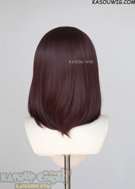 M-1/ KA058 dark reddish brown bob cosplay wig shouder length
