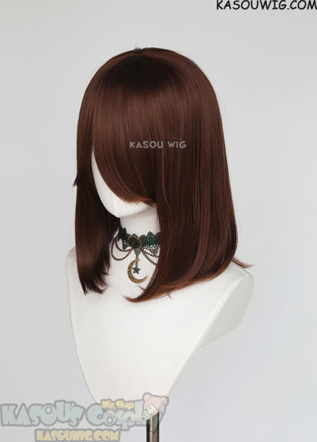 M-1/ KA027 Coffee Brown bob cosplay wig. shouder length lolita wig suitable for daily use