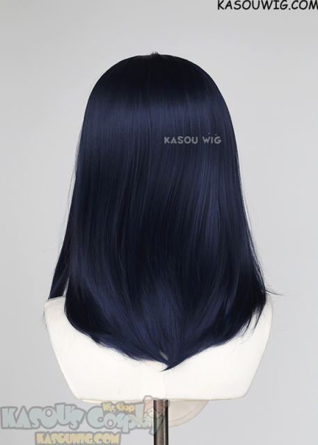 Lace Front>> Dark Blue middle part medium length wig LFM-1/SP10 Arcane Caitlyn