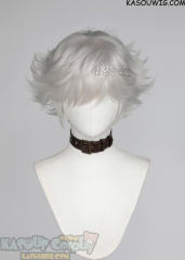 Witch Hat Atelier Qifrey silver white short flippy wig