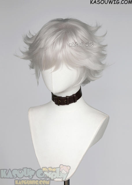 Witch Hat Atelier Qifrey silver white short flippy wig