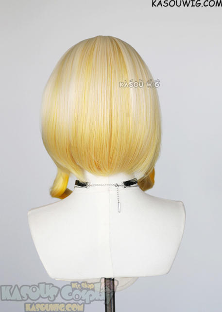 Honkai: Star Rail Aglaea pastel blonde to yellow ombre bob wig