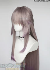 Honkai: Star Rail The Herta 110cm long straight pinkish-brown purple gradient wig