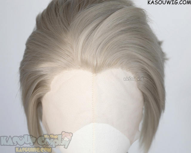 Lace Front>>> Beige Blonde all back spiky wig LFS-1/KA007