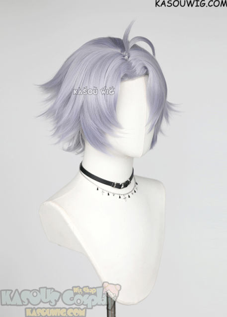 Honkai: Star Rail Phainon silver lilac short layered flippy wig