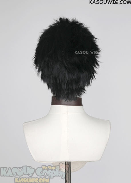 Lace Front>> NANA Ren Honjo very short black spiky wig