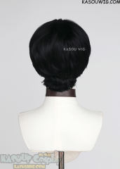 Witch Hat Atelier Olruggio / Solo Leveling Sung Jin woo short black bob undercut wig