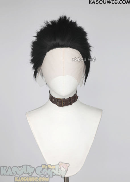 Lace Front>> NANA Ren Honjo very short black spiky wig
