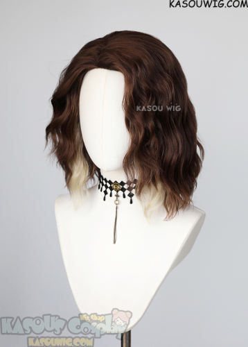 League of Legends Arcane S2 Viktor medium brown blonde wvay wig