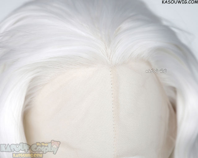 Lace Front>> Snow White 75cm long middle parting curly wig LFL-1/KA001