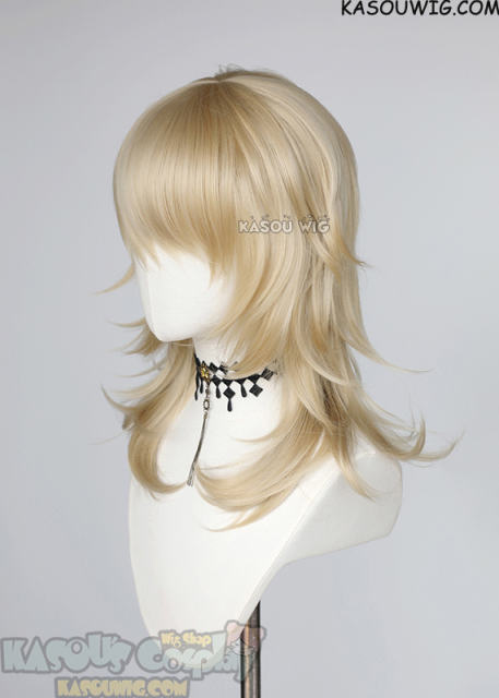 M-3 KA009 Beach Blonde 52cm long layered choppy wig