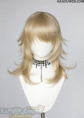 M-3 KA009 Beach Blonde 52cm long layered choppy wig