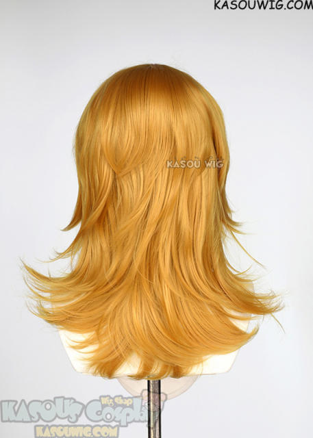 M-3 KA013 Light Golden 52cm long layered choppy wig