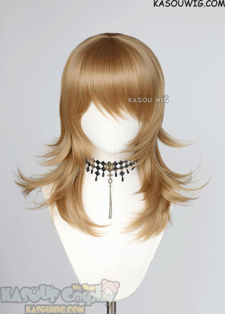 M-3 KA017 Dark Natural Blonde 52cm long layered choppy wig